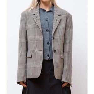 NEW MARGARET HOWELL flap pocket blazer in black, khaki
